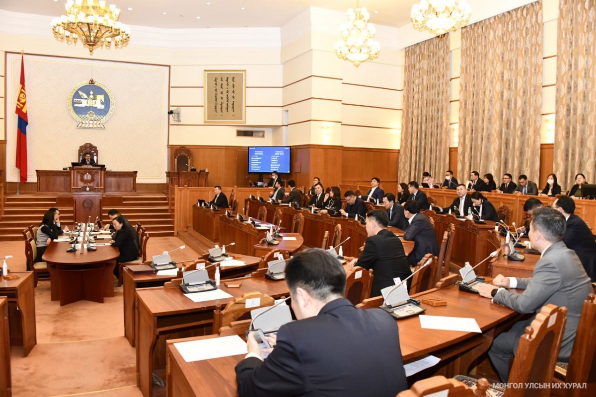 Монгол Улсын Их Хурлын 2022 оны намрын ээлжит чуулган өндөрлөлөө
