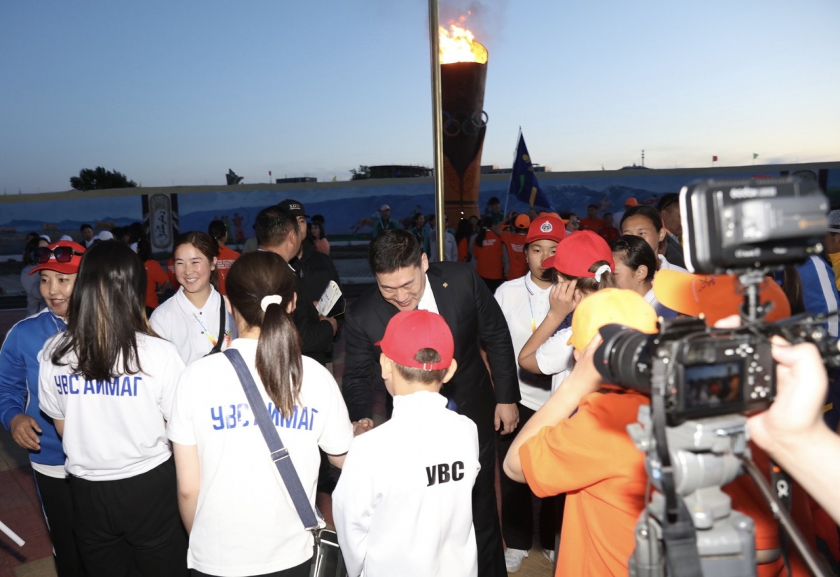 Ерөнхий сайд Л.Оюун-Эрдэнэ Монголын хүүхдийн спортын VII наадмын тамирчдад баяр хүргэж, амжилт хүслээ