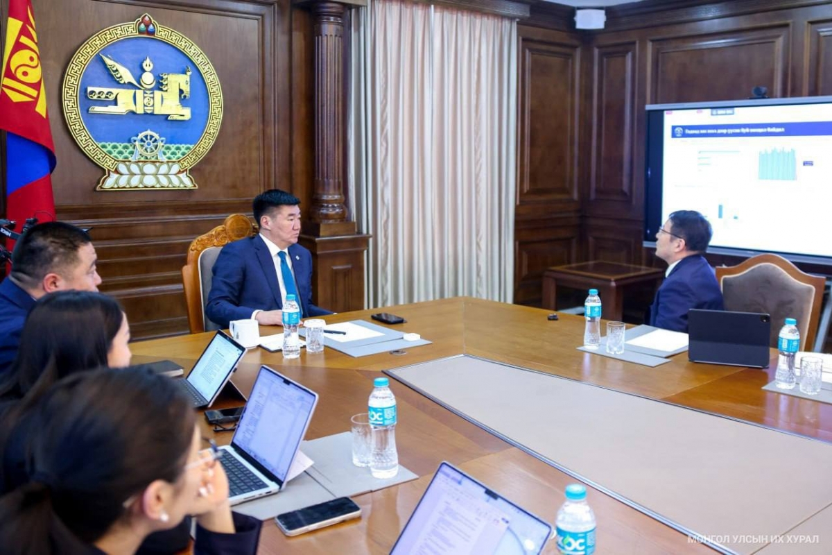 УИХ-ын дарга С.Бямбацогт Монголбанкны Ерөнхийлөгчтэй уулзлаа