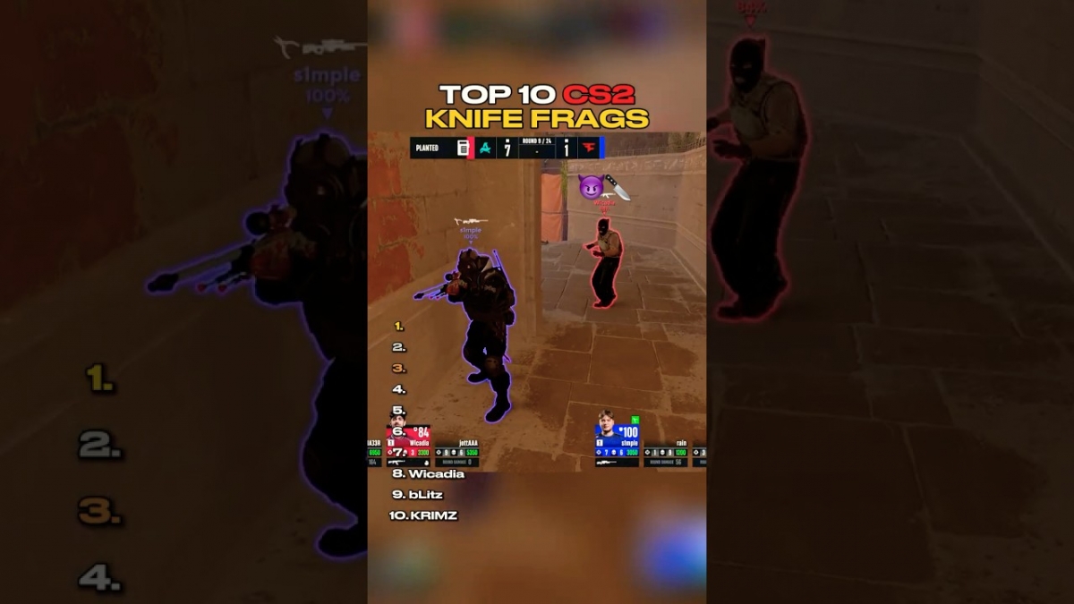 CS2 шилдэг 10 хутганы 